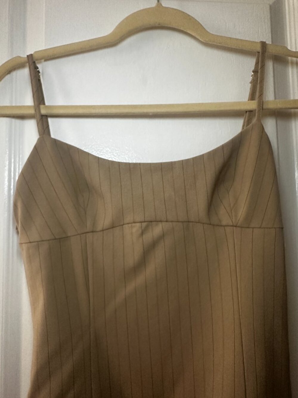 Zara Paris pinstriped SKORT MINI DRESS - XS - Picture 6 of 8